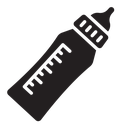 Baby feeding bottle icon