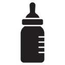 Baby feeding bottle icon