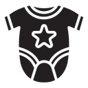 Baby onesie icon