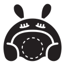 Baby orthopedic pillow icon