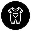 Baby overalls icon