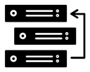 Backlog Black Filled icon