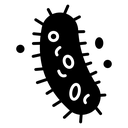Bacterial infection icon