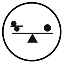 Balancing Seesaw Scale icon
