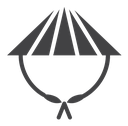 Bamboo hat icon