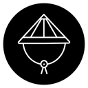 Bamboo hat icon