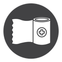 Bandage Roll Cross icon