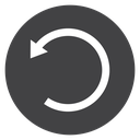 Banded Undo Arrow icon