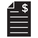 Bank statement icon