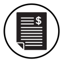 Bank statement icon