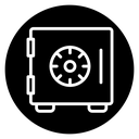Bank vault icon
