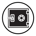 Bank vault icon