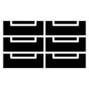 Banking locker icon