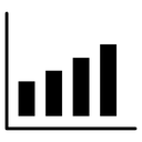 Bar diagram icon
