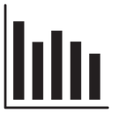 Bar diagram icon