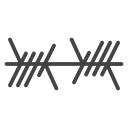 Barbed wire icon