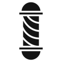 Barber pole icon