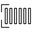 Barcode Read Scan Frame icon