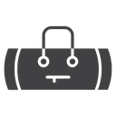 Barrel handbag icon