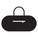 Barrel handbag icon