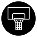 Basketball hoop icon