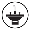 Bathroom sink icon