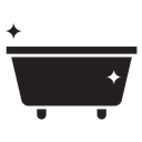 Bathtub cleaning icon