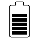 Battery Black Filled icon