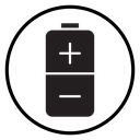 Battery Black Filled icon