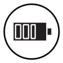Battery charging icon