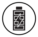 Battery charging icon