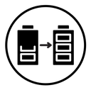 Battery fast charge icon