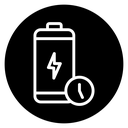 Battery time icon
