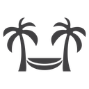 Beach hammock 2 3 icon