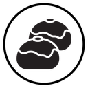 Belgian buns icon