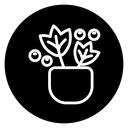 Berry shrubs and vines icon
