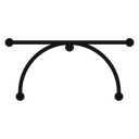 Bezier curve icon