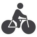Bicycle rider icon