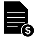 Bill paid icon