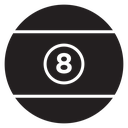 Billiard ball icon