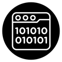 Binary code icon