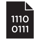 Binary code icon