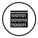 Binary code icon
