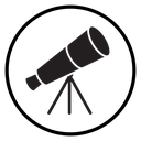 Binoculars Black Filled icon