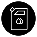 Biofuel canister icon