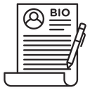 Biography icon