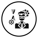 Biomedical engineer Black Filled icon