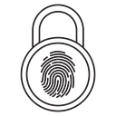 Biometric security 2 icon