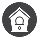 Bird house icon