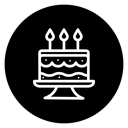Birthday cake 2 icon